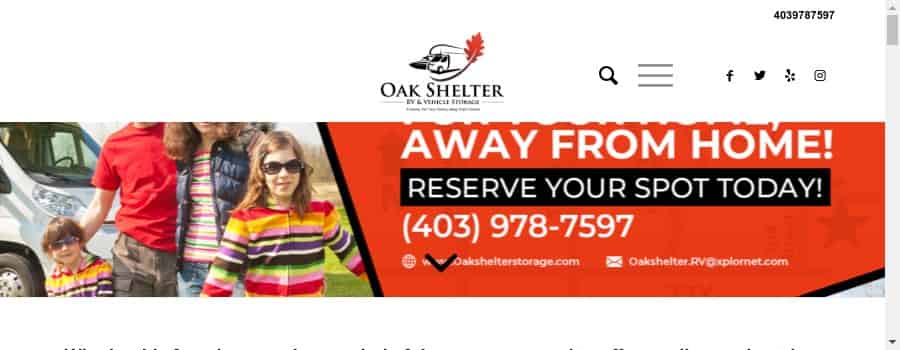 Oak Shetler RV Storage